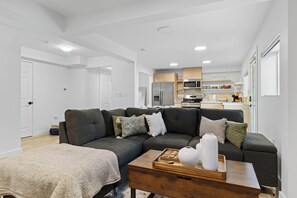 Televisie en een open haard