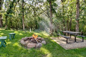 Outdoor dining - “The Playhouse In The Woods” (Sauk Centre)