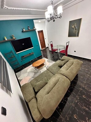 Deluxe Apartment, Balcony, City View | Living area - ZonaVille Appartement Meuble (Yaounde)