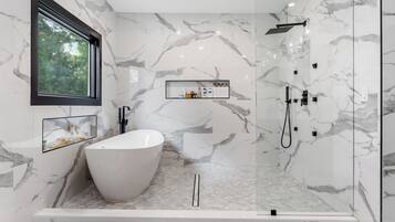 Towels, soap, toilet paper