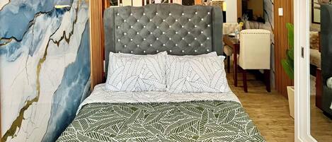 1 soverom, strykejern/-brett, wi-fi og sengetøy