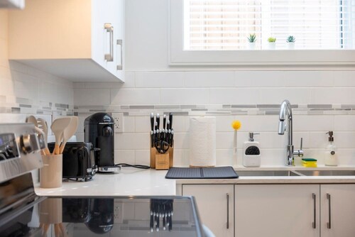 New Bright 2BR Suite • Kitchen • Central Vancouver