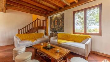 Télévision, cheminée