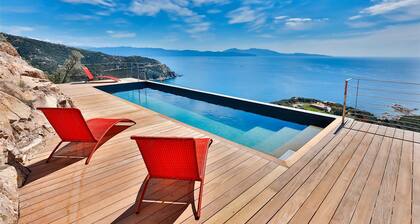 Luxueuse propriété d'architecte - piscine - vue mer