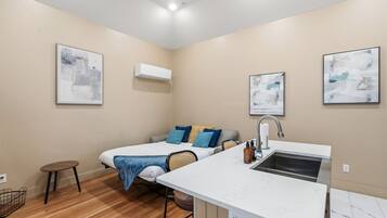 1 soveværelse, strygejern/strygebræt, gratis Wi-Fi, sengetøj