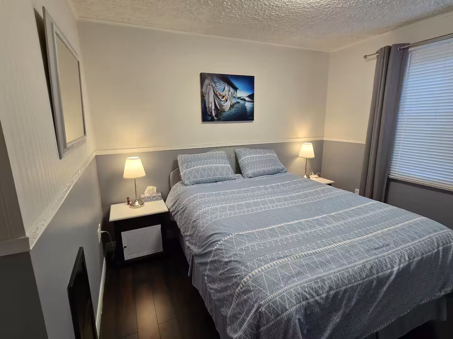 3 habitaciones, tabla de planchar con plancha y wifi gratis 