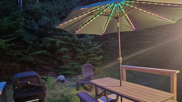 Outdoor dining - Entire home in Trinity, Canada (Goose Cove)