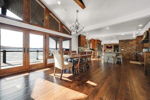 Dining - Lakefront Ozarks 5 Br Home w/ Private Dock & Pool (Sunrise Beach)