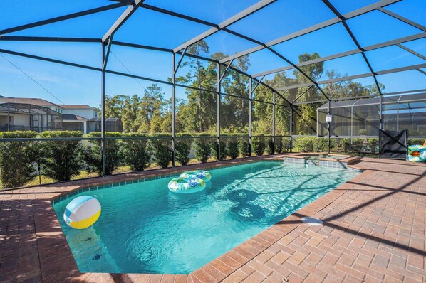 Pool - Large home w/private pool & lazy river (Kissimmee)