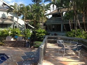 Outdoor dining - KAHANA SPACIOUS 3 BEDROOM CONDO; BEACH ON SITE; EXCELLENT VIEWS (Lahaina)