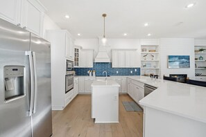 Fridge, microwave, oven, stovetop - Ocean View Getaway - Ocean views + game room! (St. Augustine)