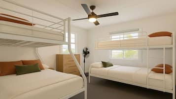 3 bedrooms, iron/ironing board, free WiFi, bed sheets