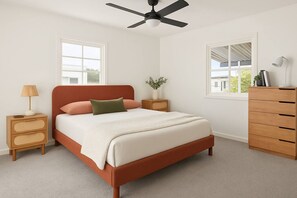 3 slaapkamers, een strijkplank/strijkijzer, gratis wifi, beddengoed