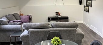 RR Luxury Basement Suite, located in a peaceful and friendly neighborhood 