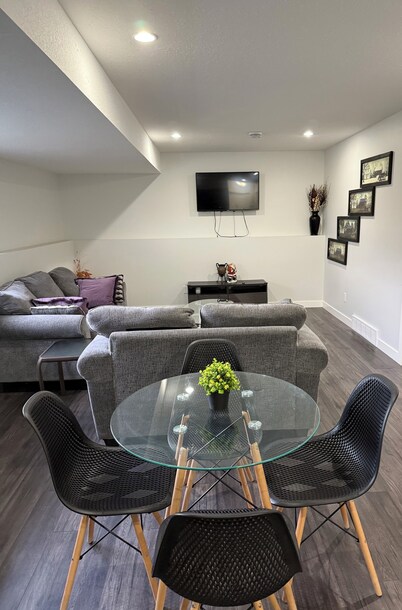 RR Luxury Basement Suite, located in a peaceful and friendly neighborhood 