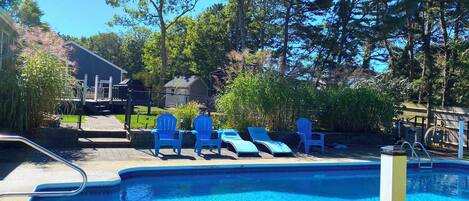 屋外プール、温水プール