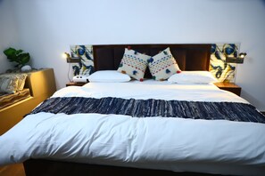 Luxury Cottage, Private Pool, Garden View | Desk, laptop workspace, blackout drapes, iron/ironing board - The Tiger Waterfront Resort (Puranpur)