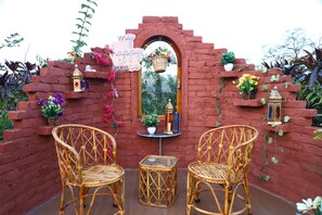 Lobby sitting area - The Tiger Waterfront Resort (Puranpur)