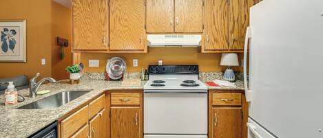 冷蔵庫、電子レンジ、コンロ、食器洗い機