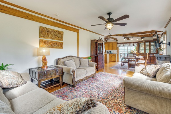 Warsaw Vacation Rental | 2BR | 1BA | 800 Sq Ft | 4 Steps to Access