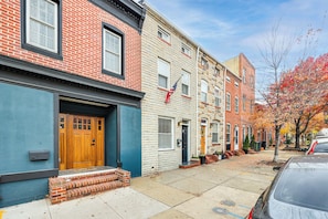 Exterior - Historic 3-Story Fells Point Rowhouse w/ Backyard! (Baltimore)