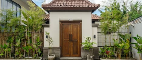 Fassade der Unterkunft