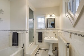 Hair dryer, towels - Historic Home Overlooking Central Riverside Park! (Wichita)