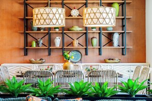 Dining - Modern Desert Oasis w/ Pool, Hot Tub, Cabanas & Outdoor Kitchen Near Empire Polo (Coachella)