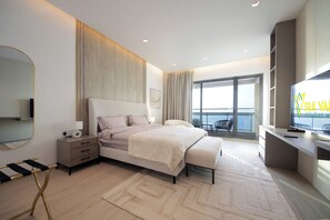 Appartement Luxe, 3 chambres, vue plage, en front de plage