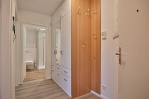 Een douche, een haardroger