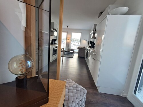 Moderne Ferienwohnung mit außergewöhnlichem Ausblick und eigener Infrarotkabine