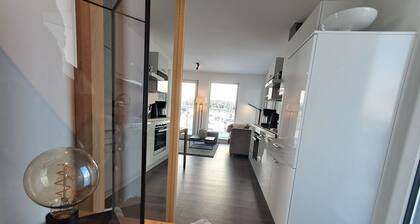 Moderne Ferienwohnung mit außergewöhnlichem Ausblick und eigener Infrarotkabine