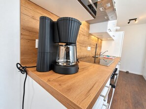 Private kitchen - Modern lodge with exceptional countryside views and private sauna - (Winterberg)
