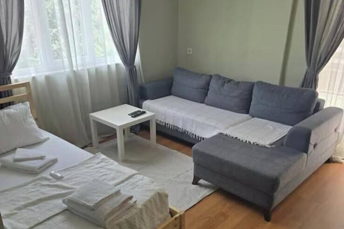 Family Apartment, Multiple Beds, Balcony | Living area