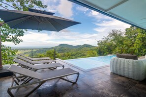 Terrace/patio - New home! Private pool-ocean views-near golf-beaches-activities. (San Buena)