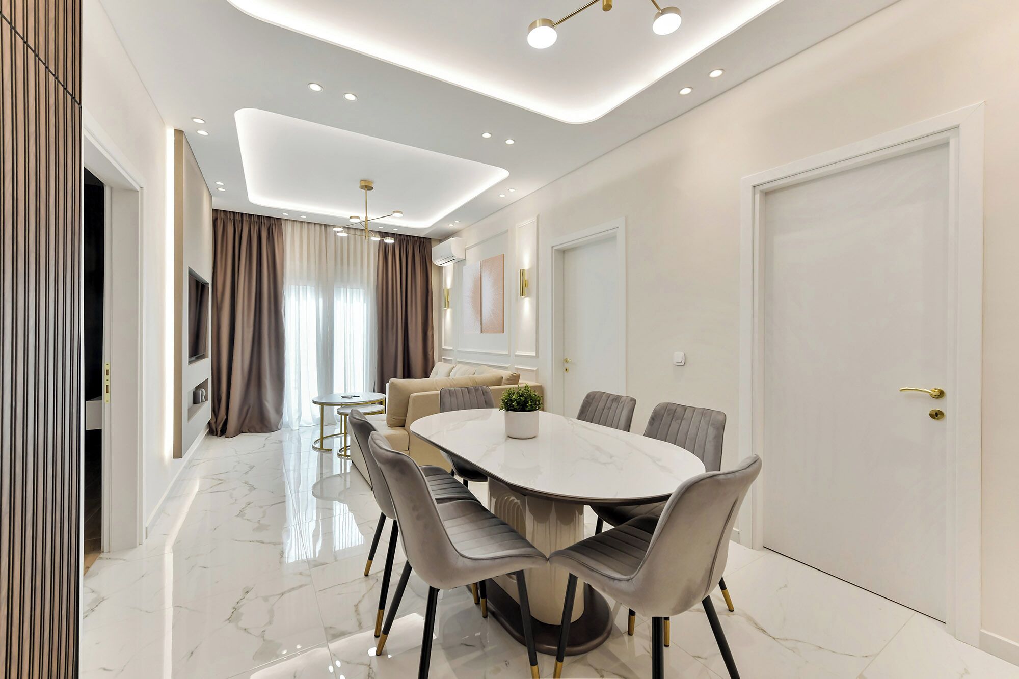 Apartamento, 3 quartos | Sala de jantar