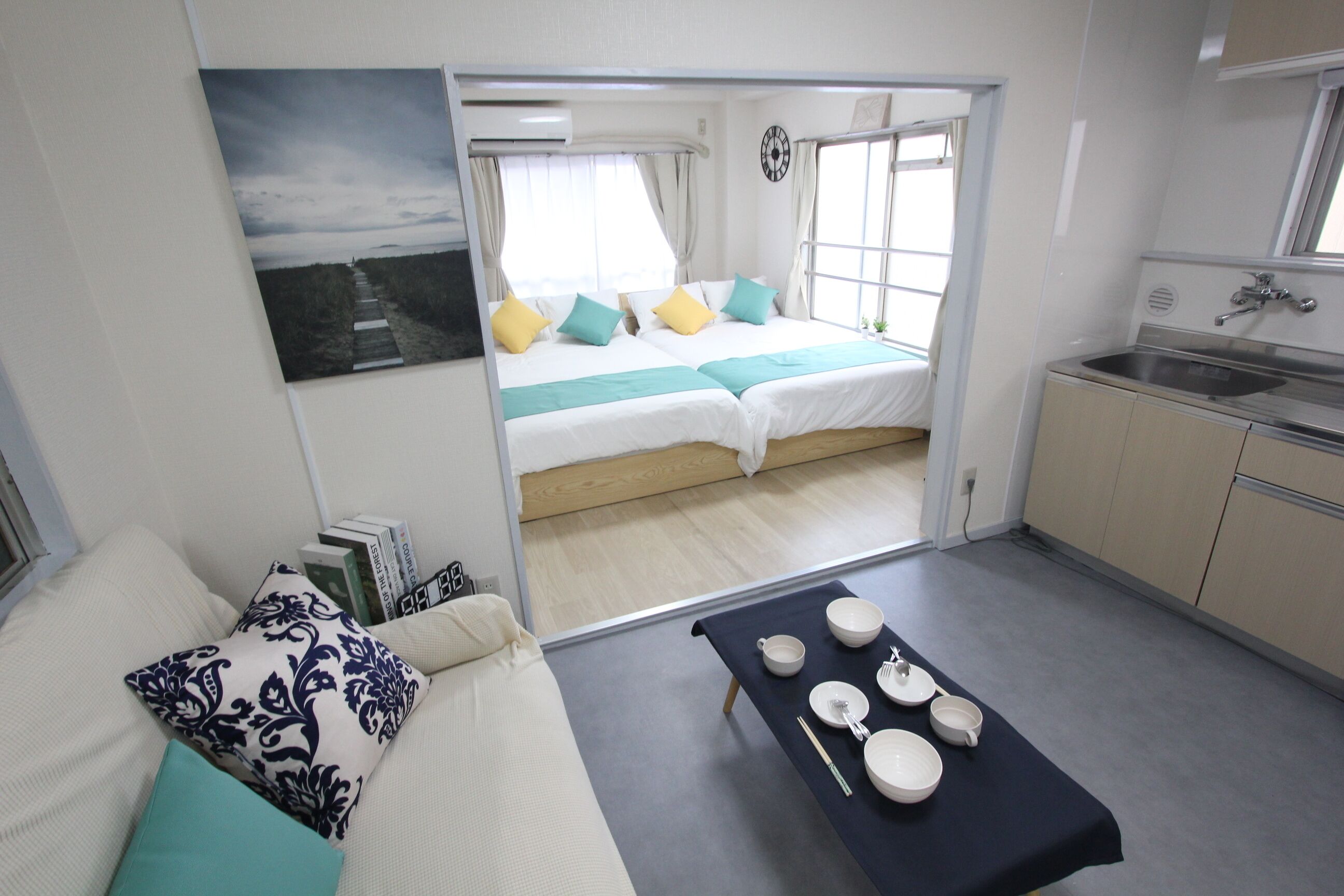 1 slaapkamer, beddengoed