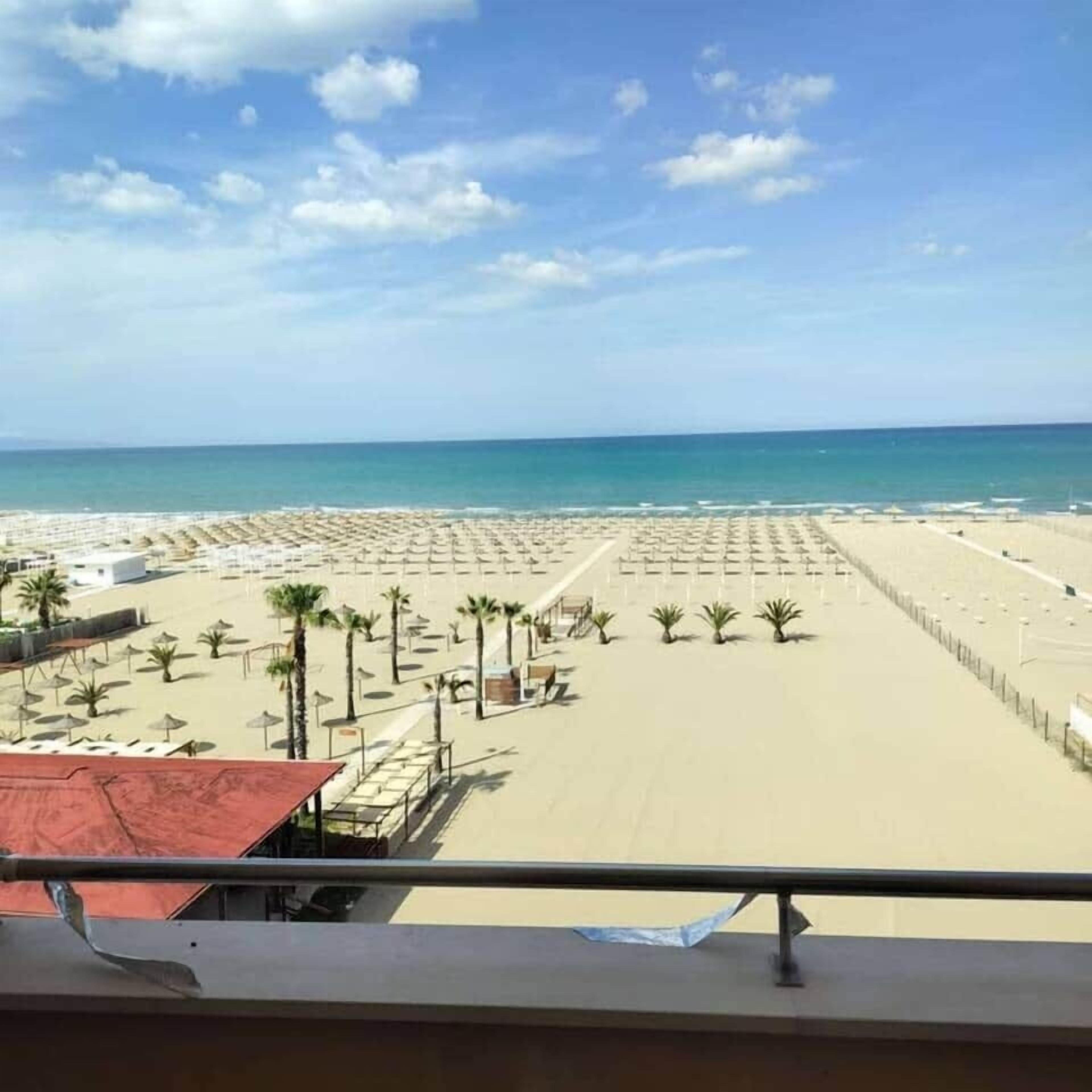 Am Strand, Strandtücher