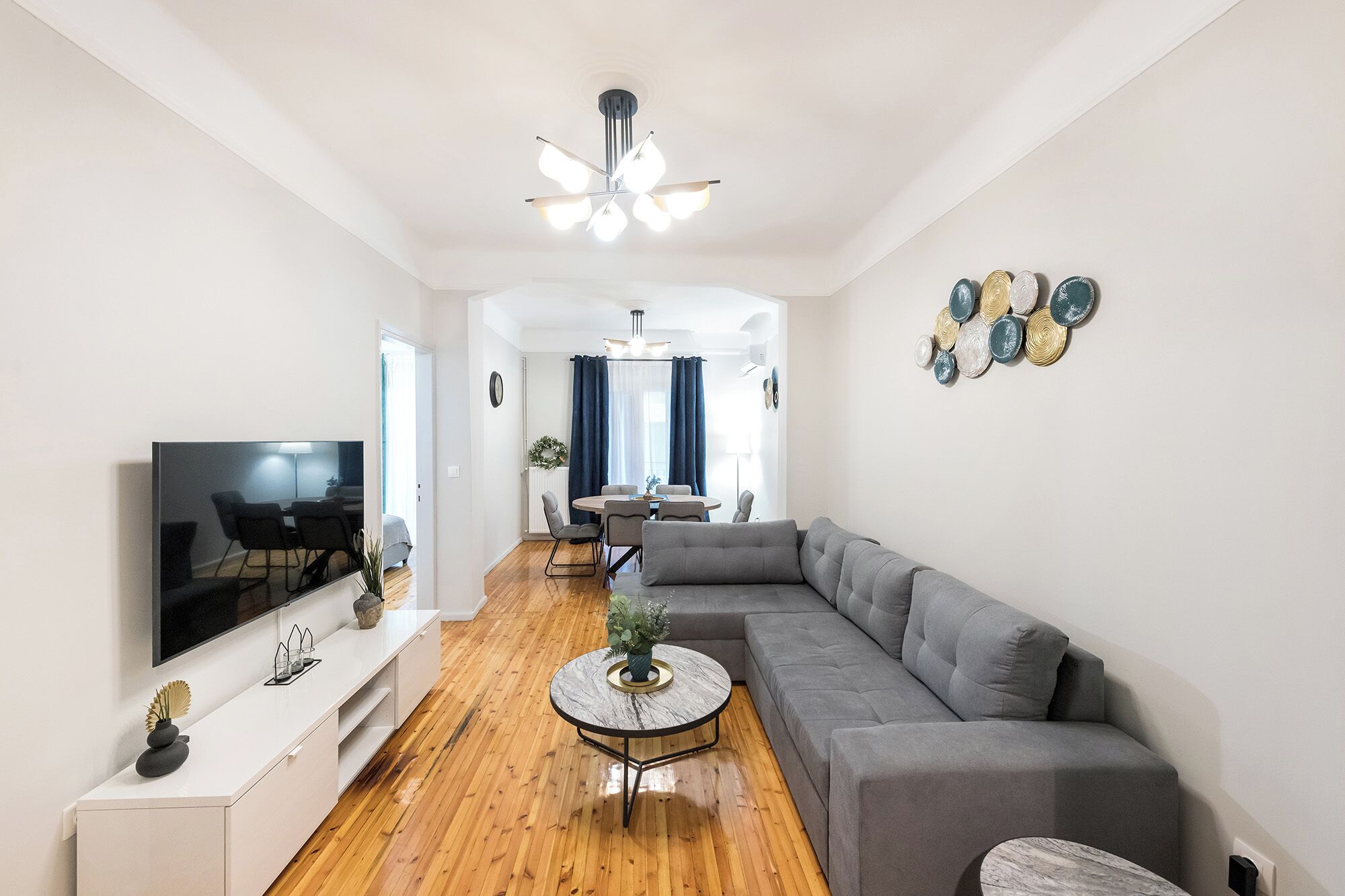 Appartement, 3 chambres | Coin séjour