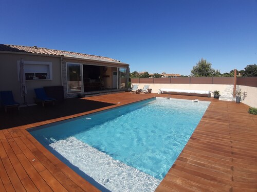 Comfortable villa between the Mediterranean and the Corbières