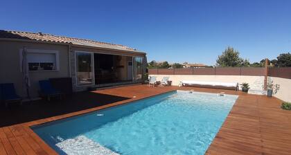 Comfortable villa between the Mediterranean and the Corbières