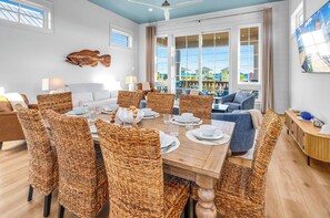 Dining - 243 E Gulf Beach Drive 4 BR 4 Bath, Private Pool, Elevator Private House (ST GEORGE ISLAND)