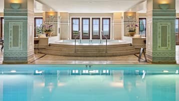 Indoor pool, a heated pool