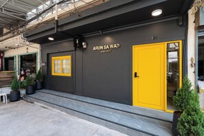 Fassade der Unterkunft