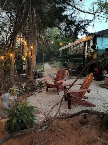 Unique farm stay in the piney woods with access to salt water pool!