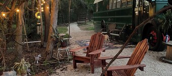 Unique farm stay in the piney woods with access to salt water pool!
