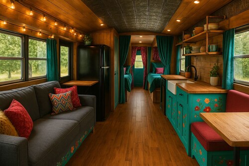  Boho schoolie in the Piney Woods!