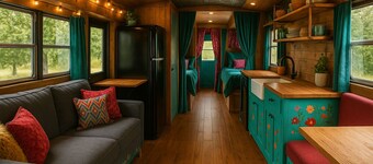  Boho schoolie in the Piney Woods!