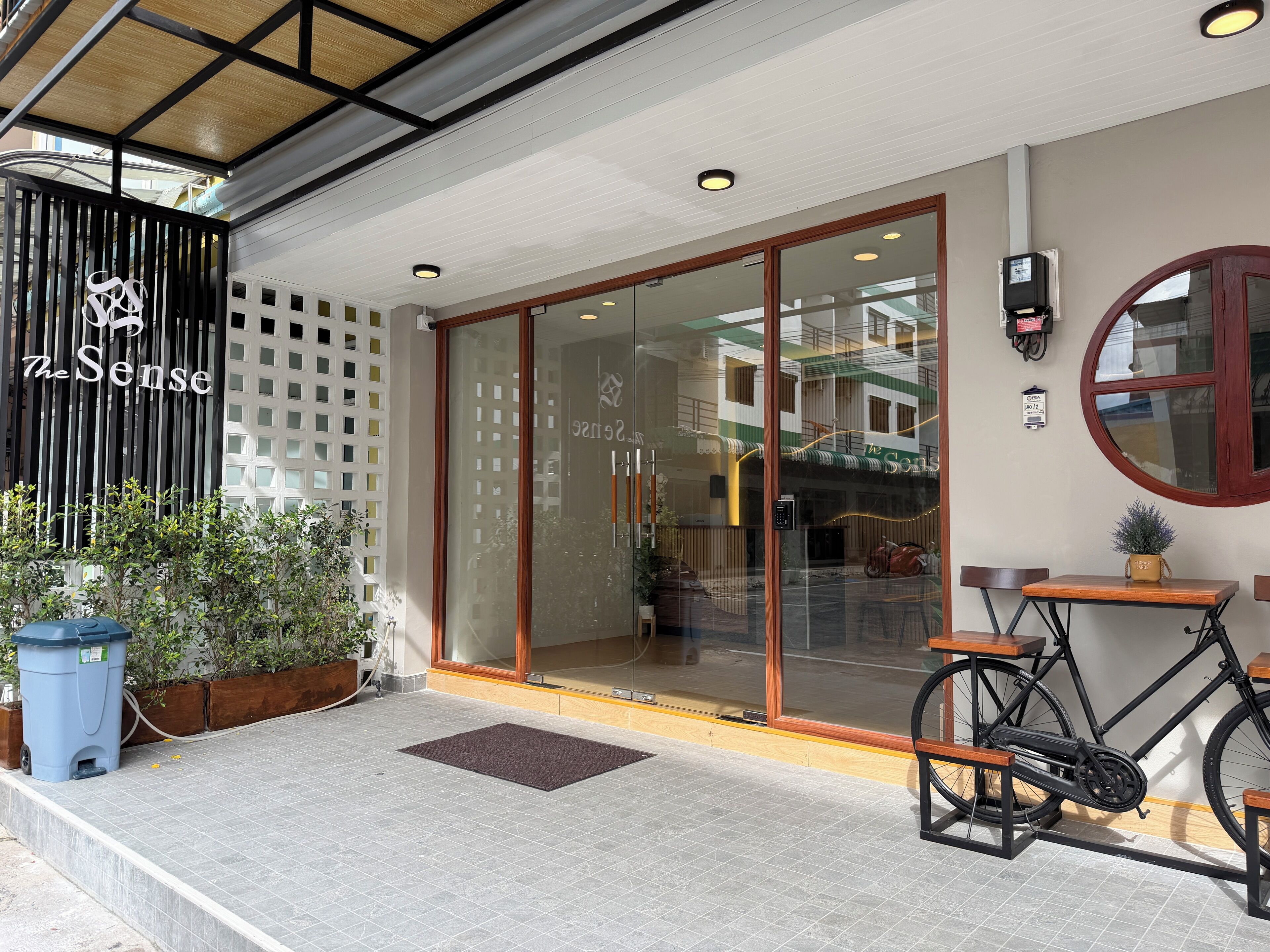 Façade de l’hébergement