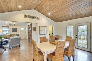 House (3 Bedrooms) | Interior - Steps to Elm St: Gorgeous Double-lot Getaway (Three Oaks)